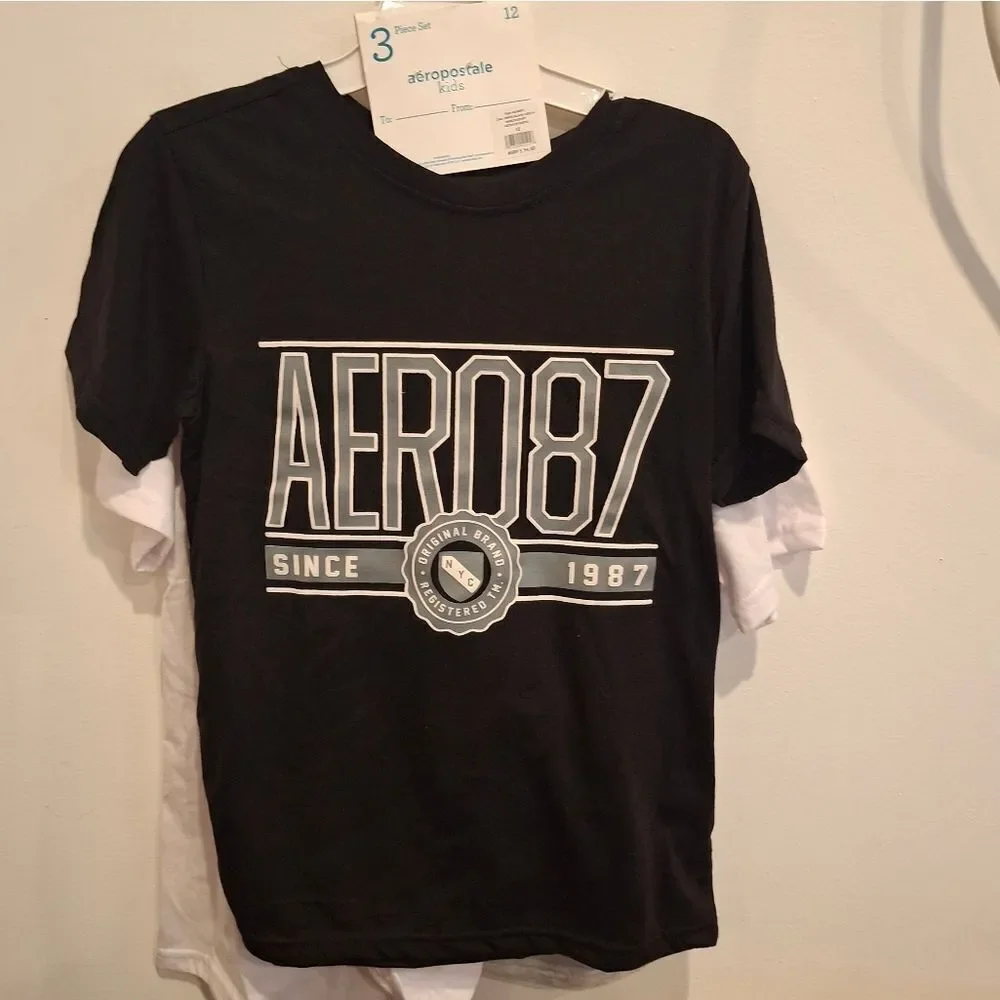 Aeropostale Kids 2 TShirts & Shorts Set